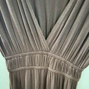 Necessary Objects Ady Gluck Frankel Brown Maxi Dress Size S